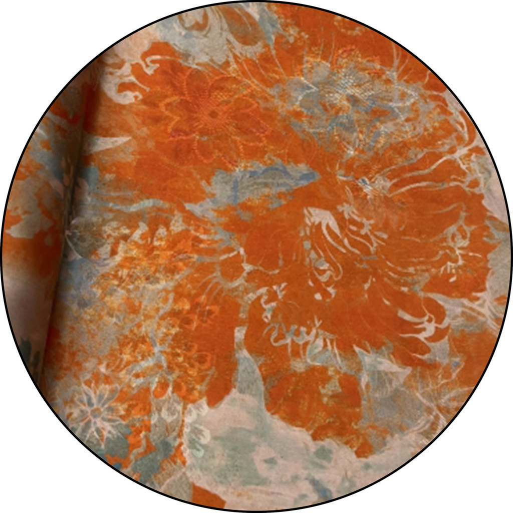 25姆米 含羞闭月提花