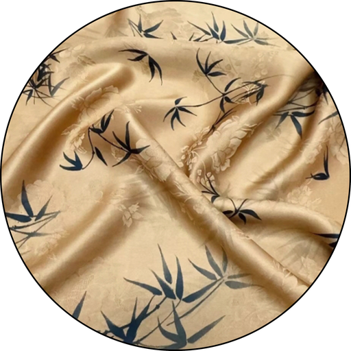 [14] 25姆米 竹叶印花